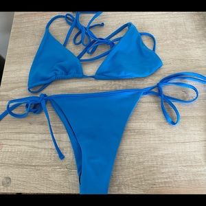 Shein blue swimsuit